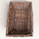 Rectangular wicker basket