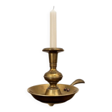Brass hand candlestick