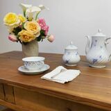 Old walnut farm table with pulls