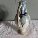 Old amphora vase in flamed glazed stoneware