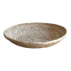 Woven straw basket