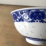 Chinese rice grain porcelain bowl