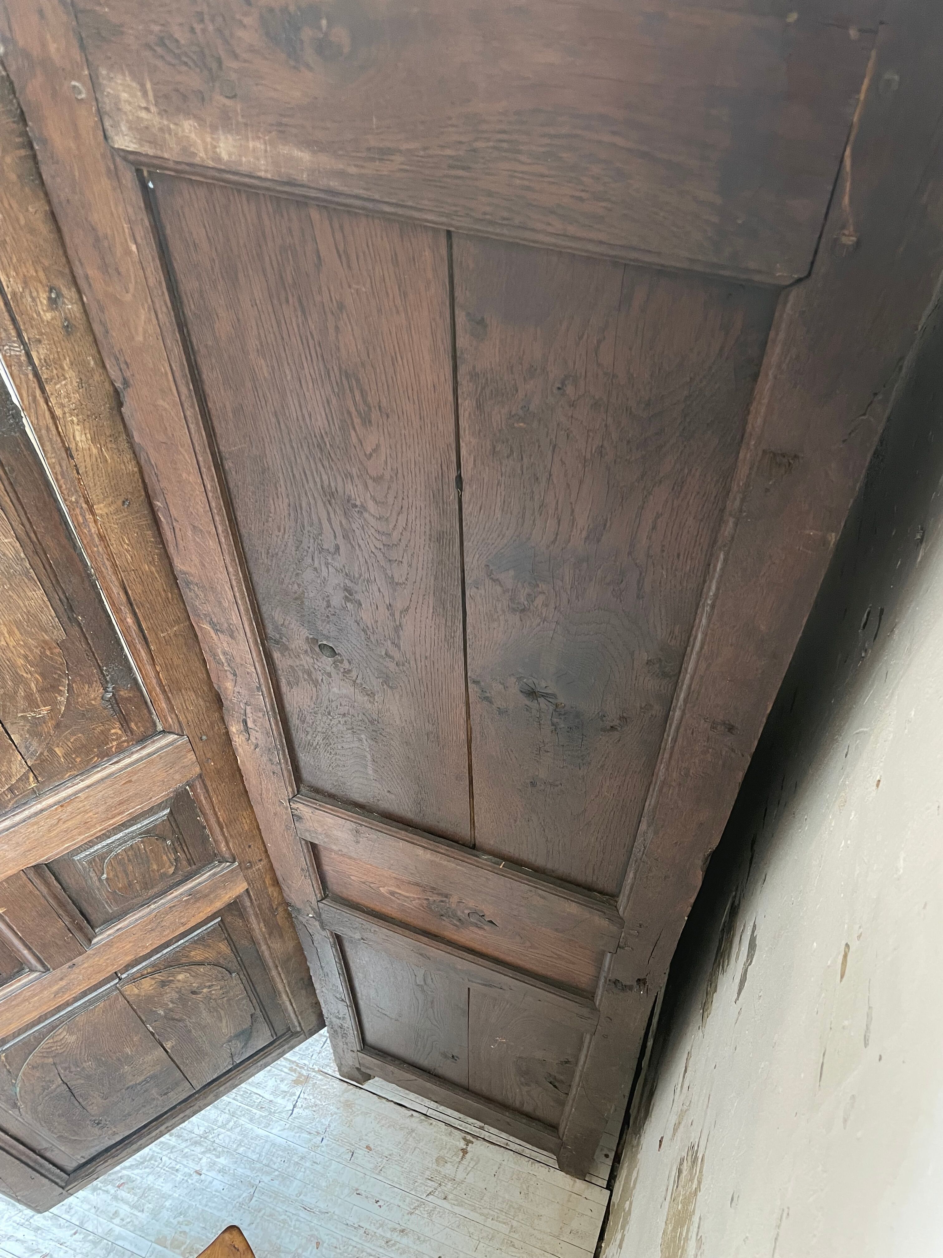 Savoyard solid oak cabinet XVIIIth