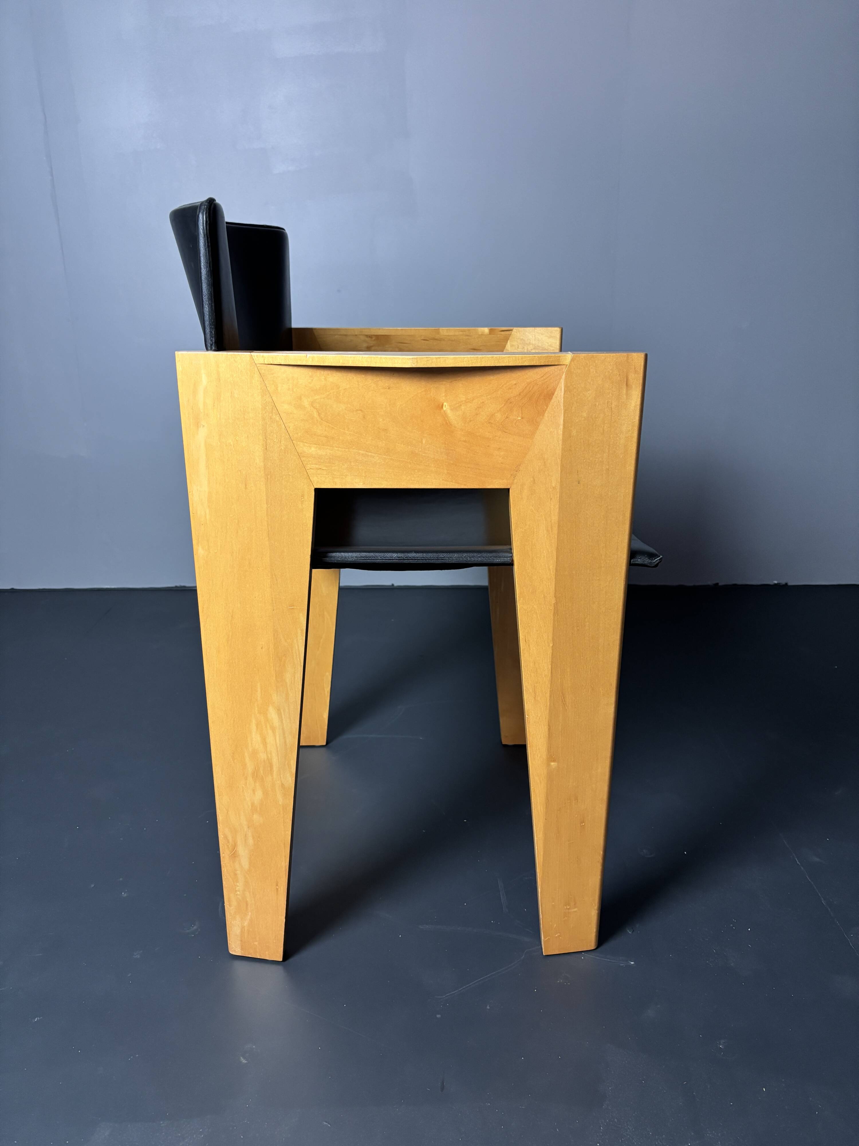 set 6 Modernist dining chairs by Arnold Merckx for Arco, Dutch design 1980s