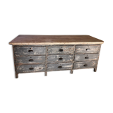 Bank of drawers