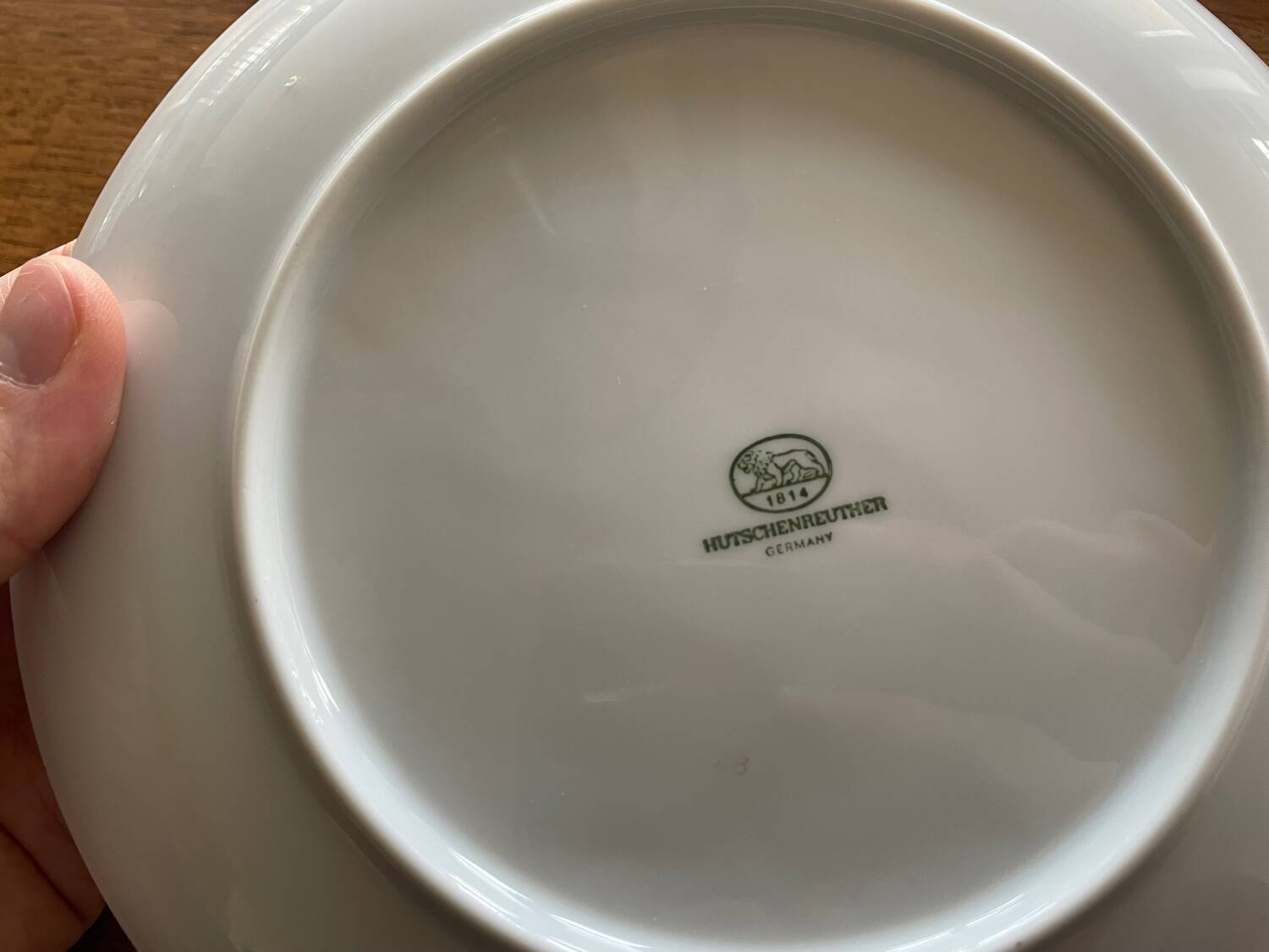 Set of 4 Vintage Hutschenreuther Fruit Dessert Plates 20cm, Side Plate