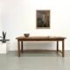 Antique farmhouse table in solid cherry wood