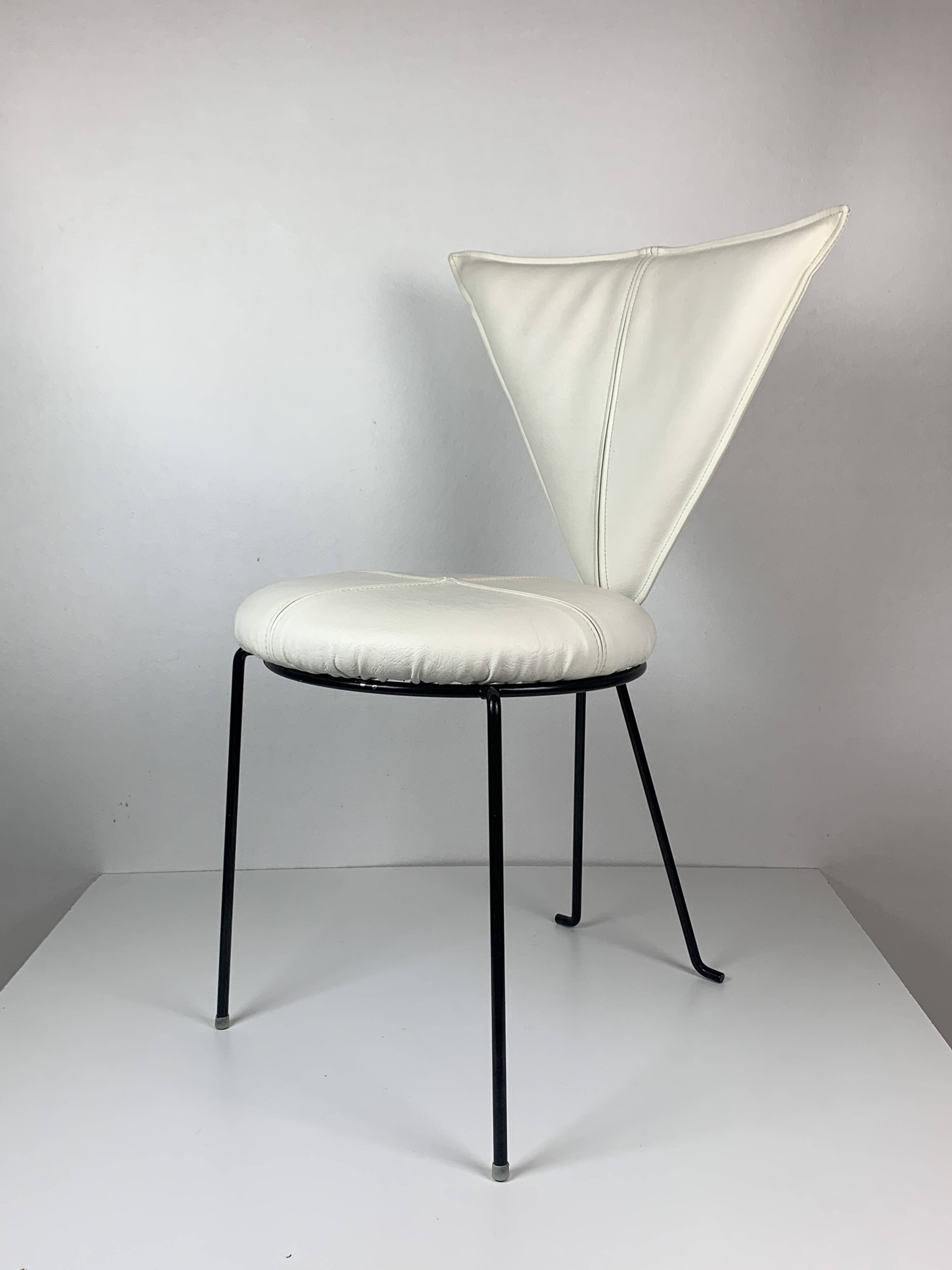 Set of 8 and one post modern dining chairs, 1980s by Lübke