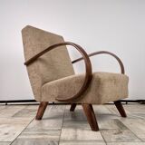 H 410 Armchair designed by Jindrich Halabala, 1940s, Czechoslovakia