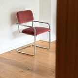 Chaise cantilever chromées vintage Bauhaus Cesca