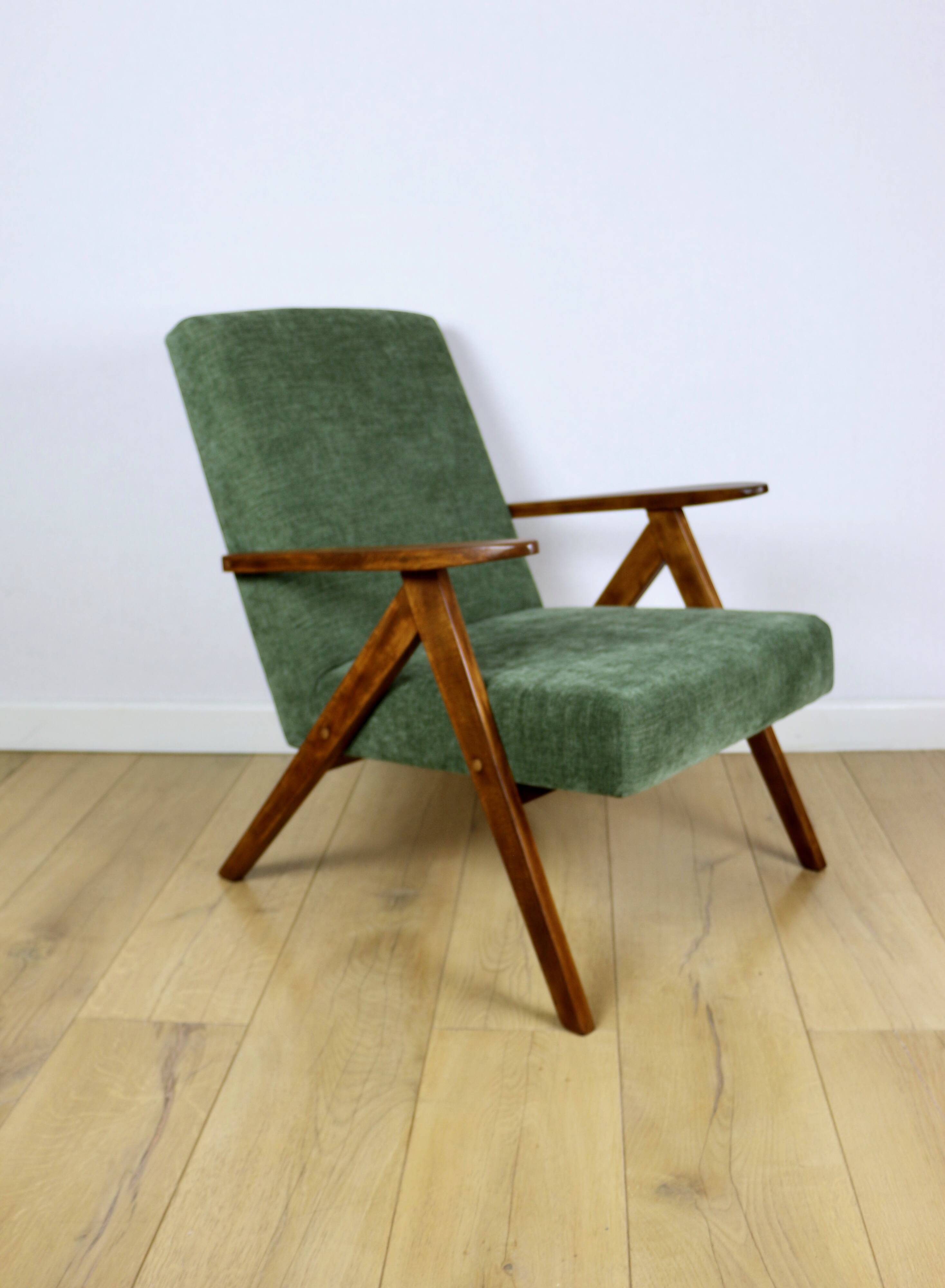 B-310 VAR armchair olive green structural - 2 pieces available