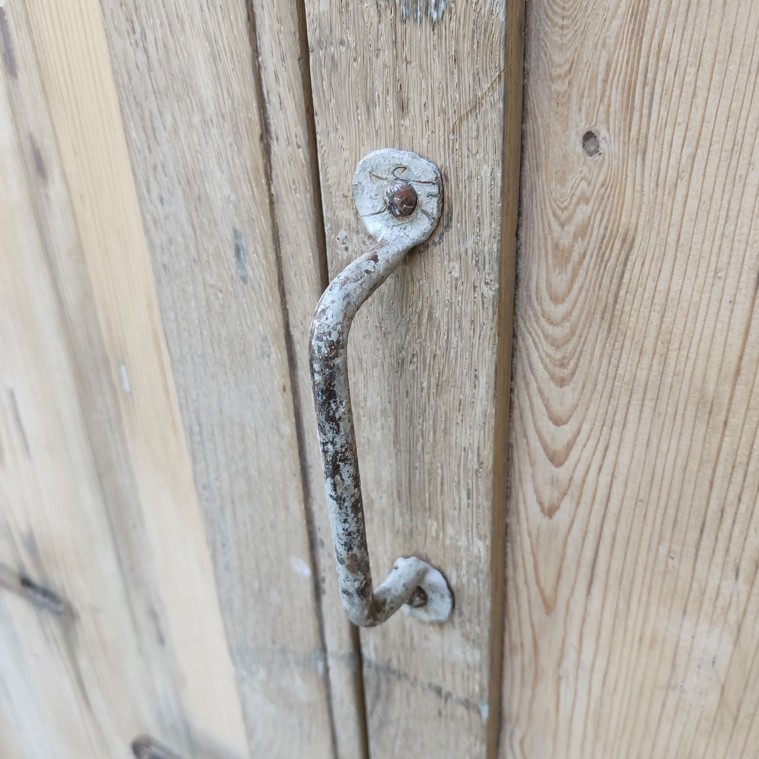 Pair of old shutters