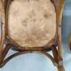 Suite of 6 wooden barhel barel bistro chair