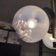 Italian chandelier with 3 light points attributed to Mazzega.