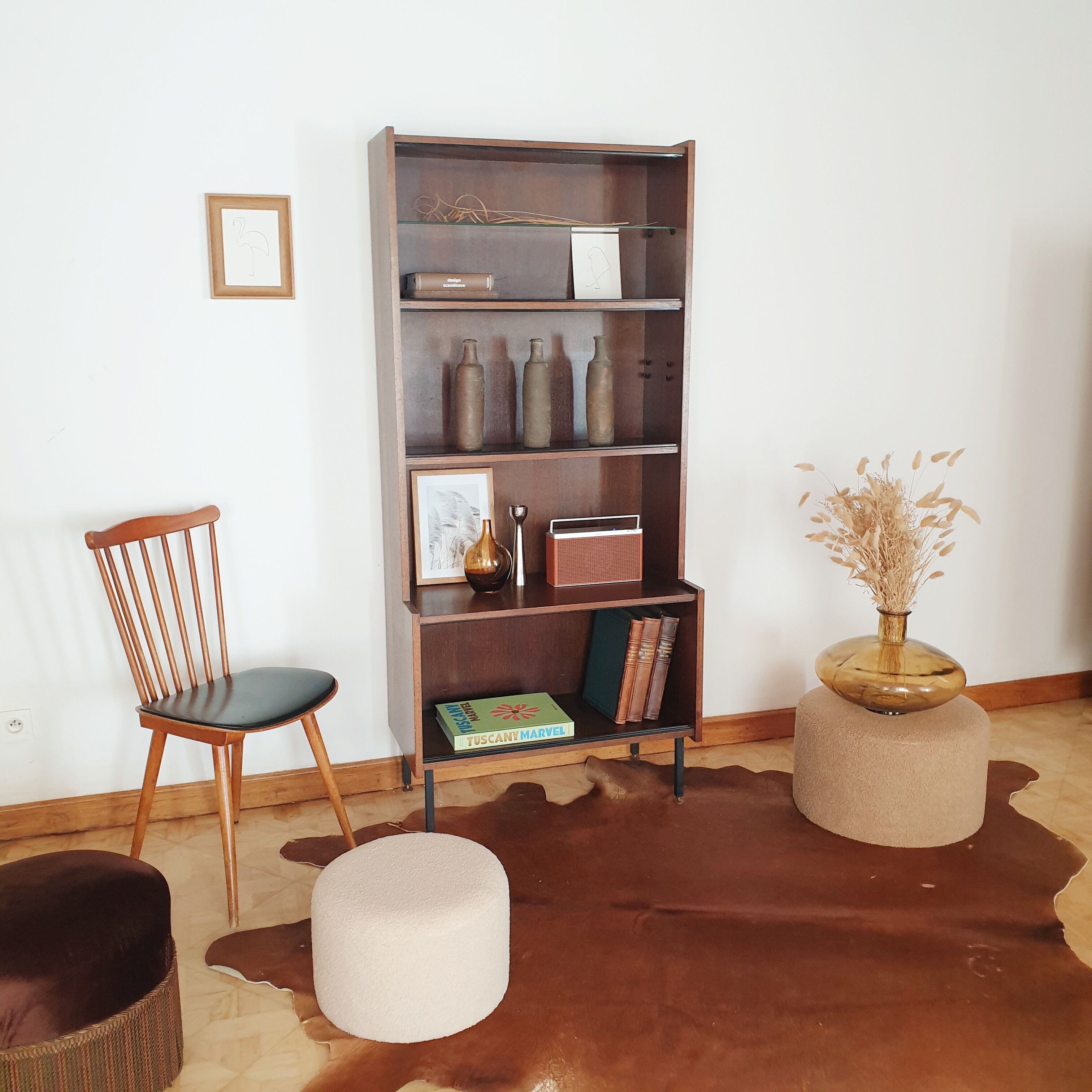 Vintage library 50s / 60s modernist