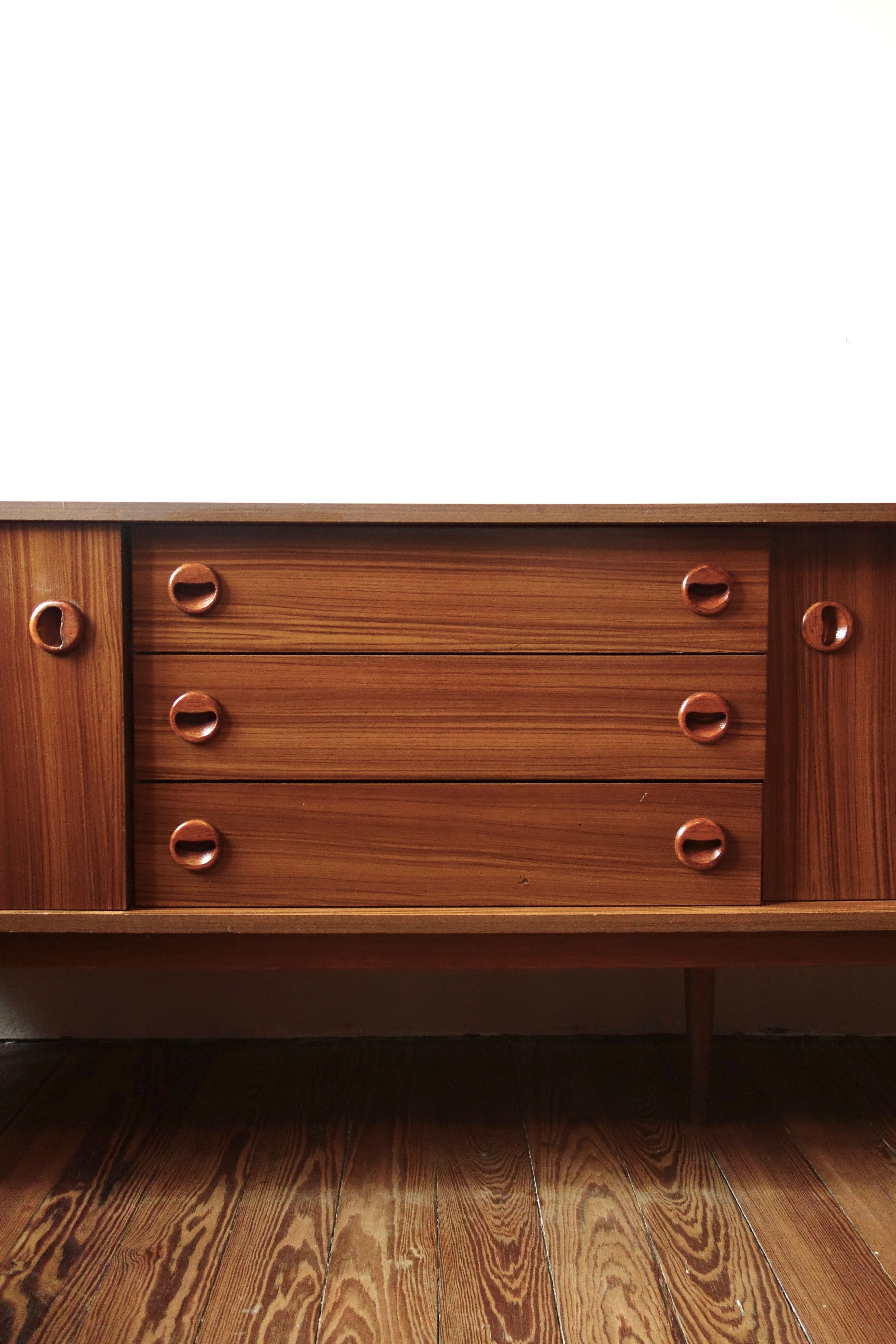 Enfilade scandinave en teck années 60