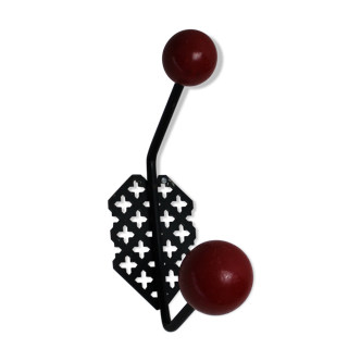 Two-ball patère