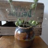 Vase en grès  vernisé