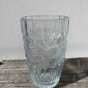 Glass sunflower vase 1990