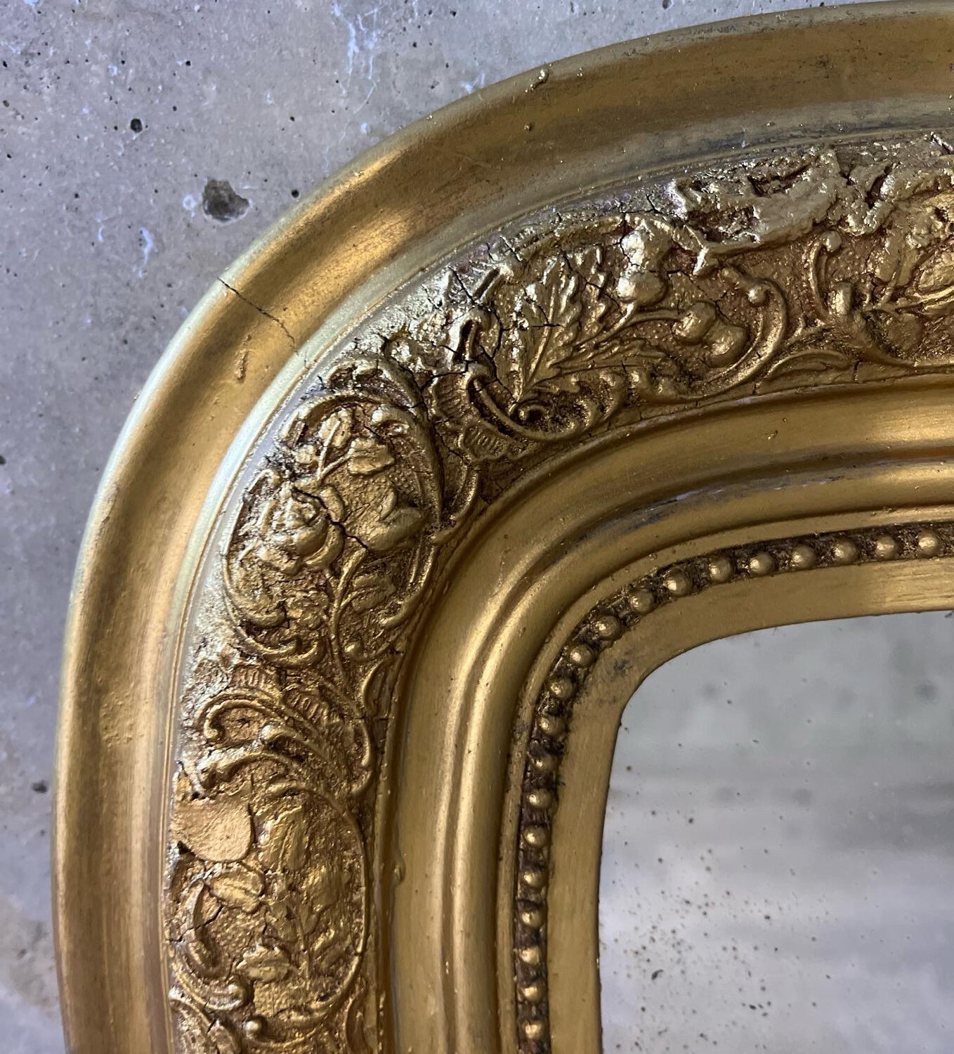 Antique mirror Louis Philippe 90x66 cm