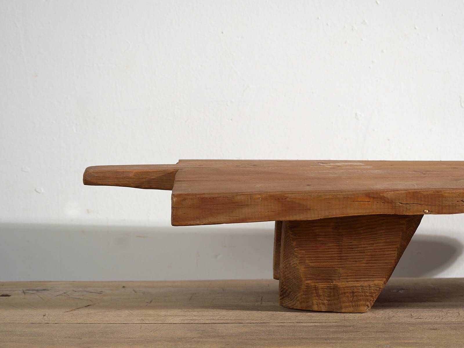 Antique solid wood side table (c.1920)