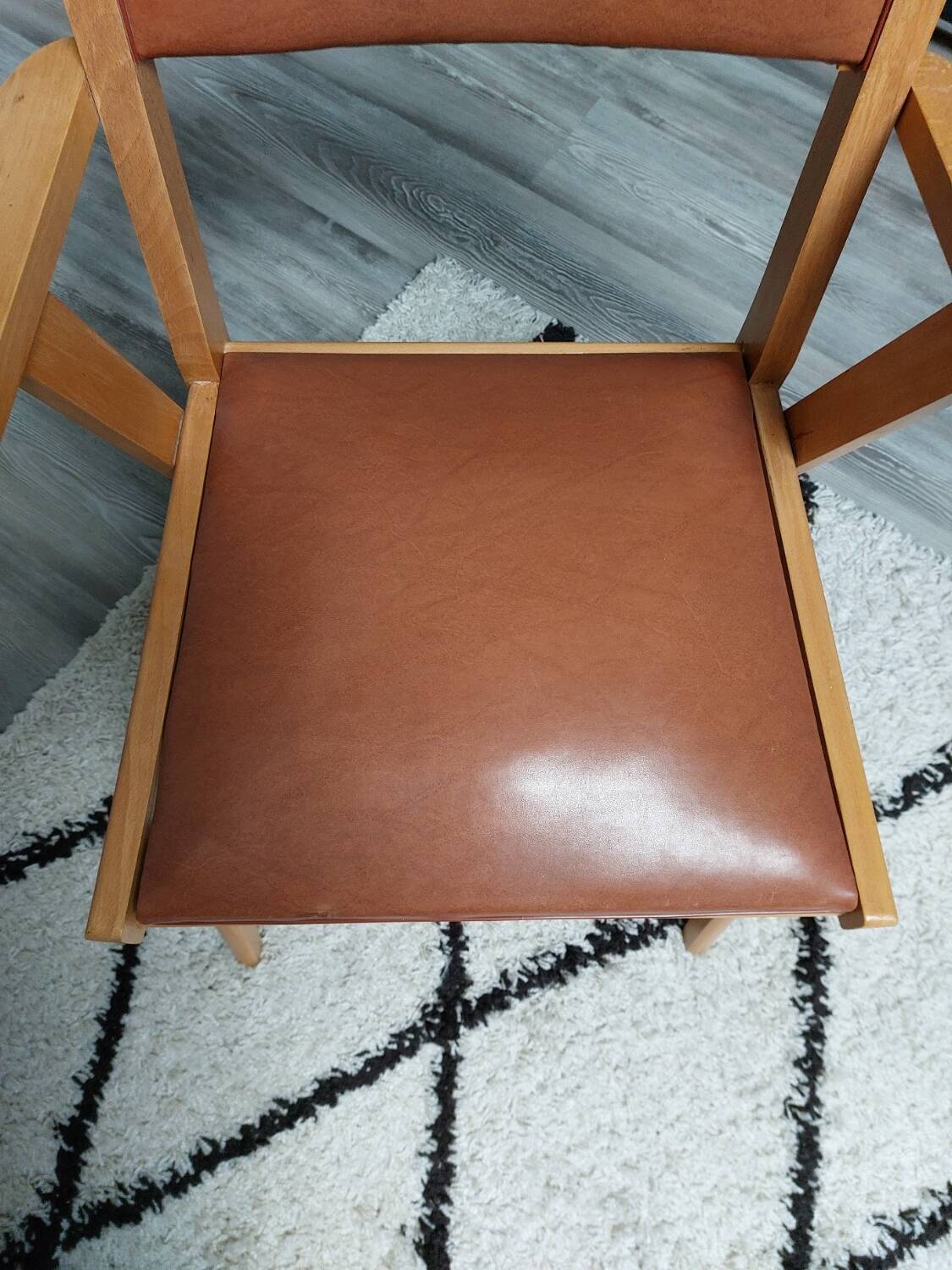 Fauteuil de bureau pieds compas