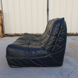 2 seater leather sofa 1970