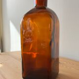 Amber Square Apothecary Bottle