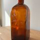 Amber Square Apothecary Bottle