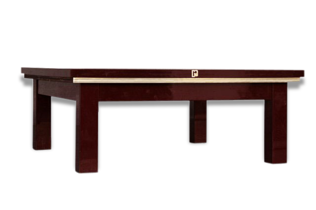 Table basse design 1970 Paco Rabannes en laque