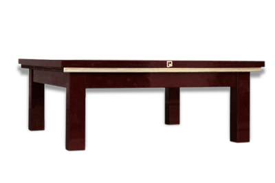 Table basse design 1970 Paco Rabannes en laque