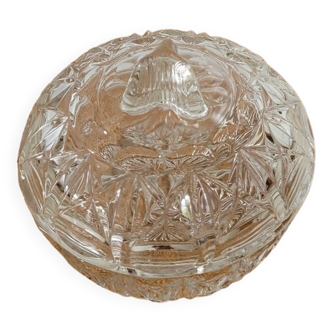 Candy dish / Sugar bowl in molded glass n°2