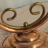 Copper candle holder