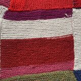Plaid patchwork en laine