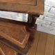 Wooden library staircase