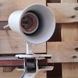 White steel clamp spotlight lita 70s
