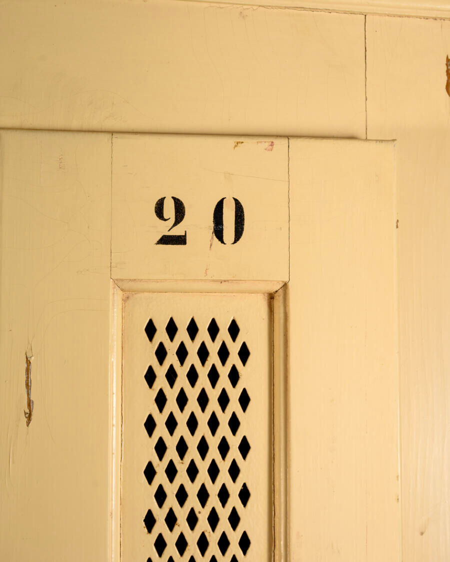 Wooden wardrobe