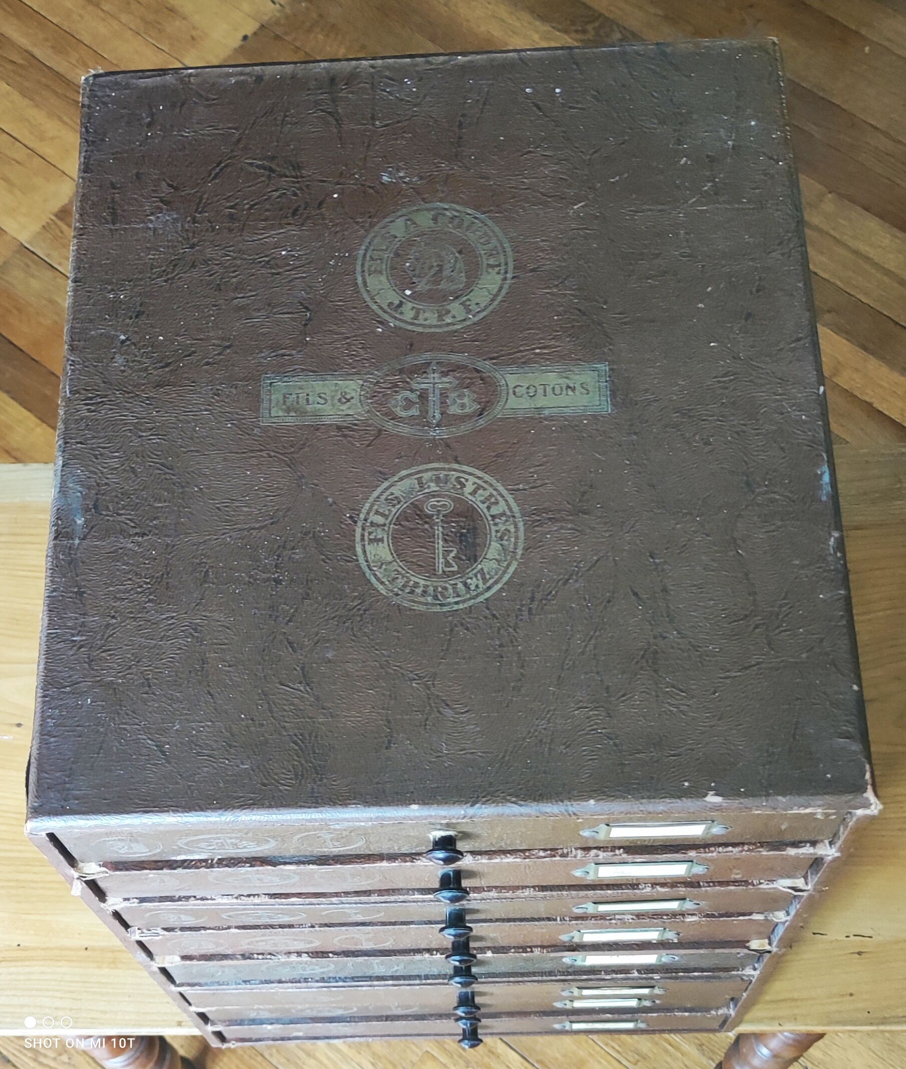 Old haberdashery furniture Thiriez & Cartier Bresson
