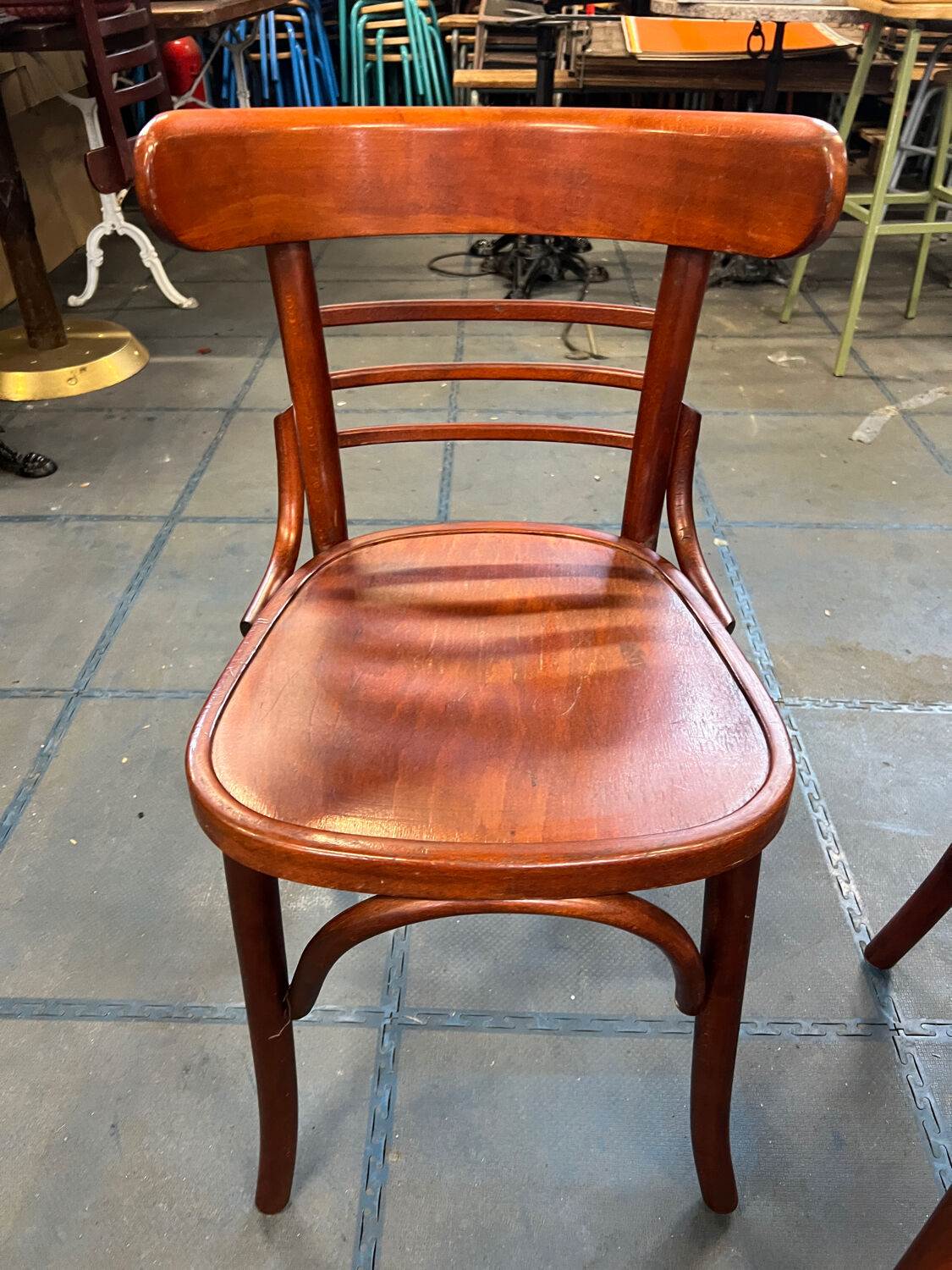 Pair of bistro chairs