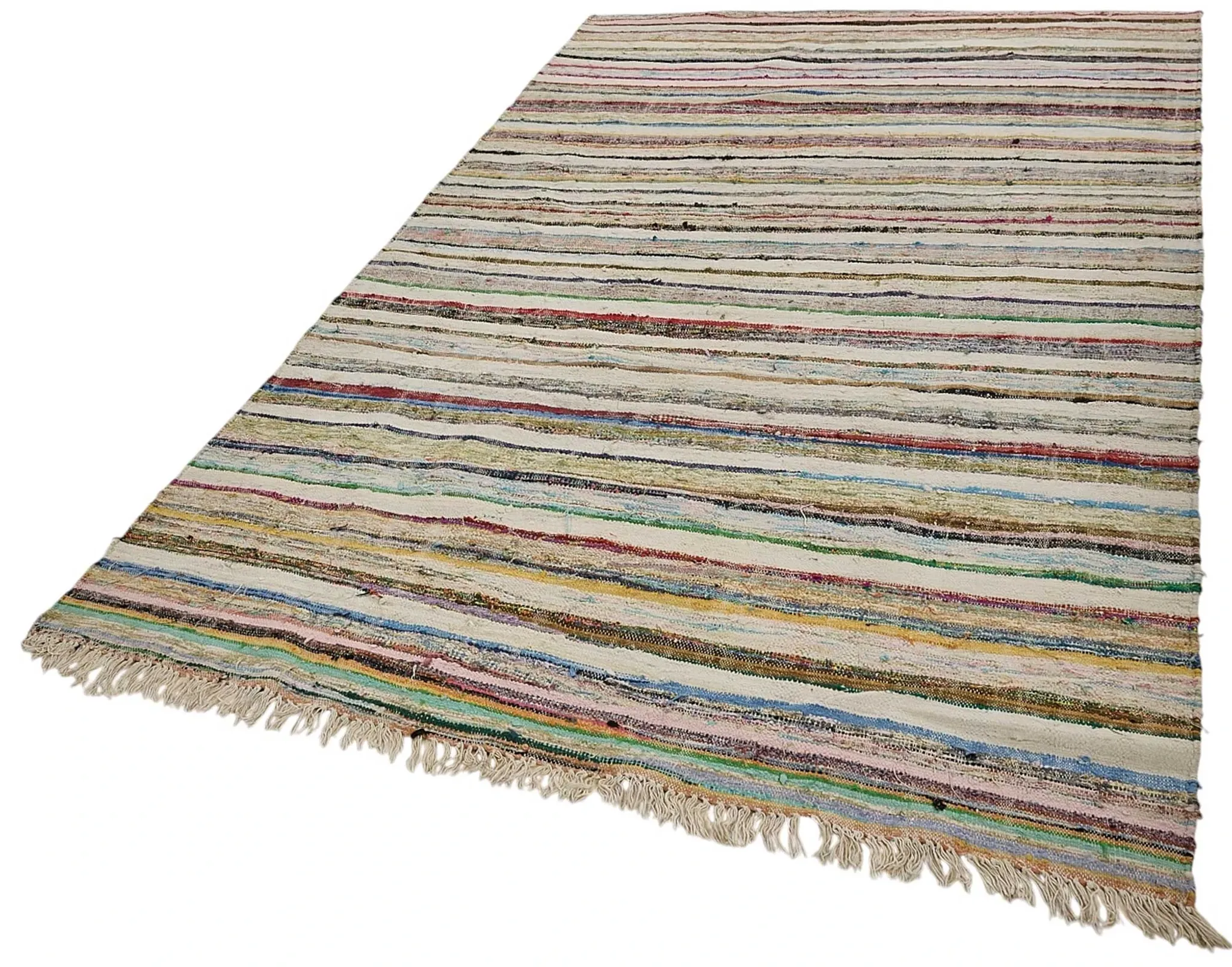 Turkish Handwoven Flatweave Chaput Kilim 178 cm x 305 cm
