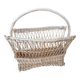 Antique wicker magazine rack