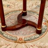 Gueridon tripod mahogany style Empire Epoch XIXth