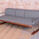 Bauhaus Sofa in Chrome and Beech from Robert Slezak, Czech, 1930s