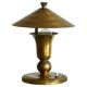 Art Deco table lamp in patinated brass from the 1940s.