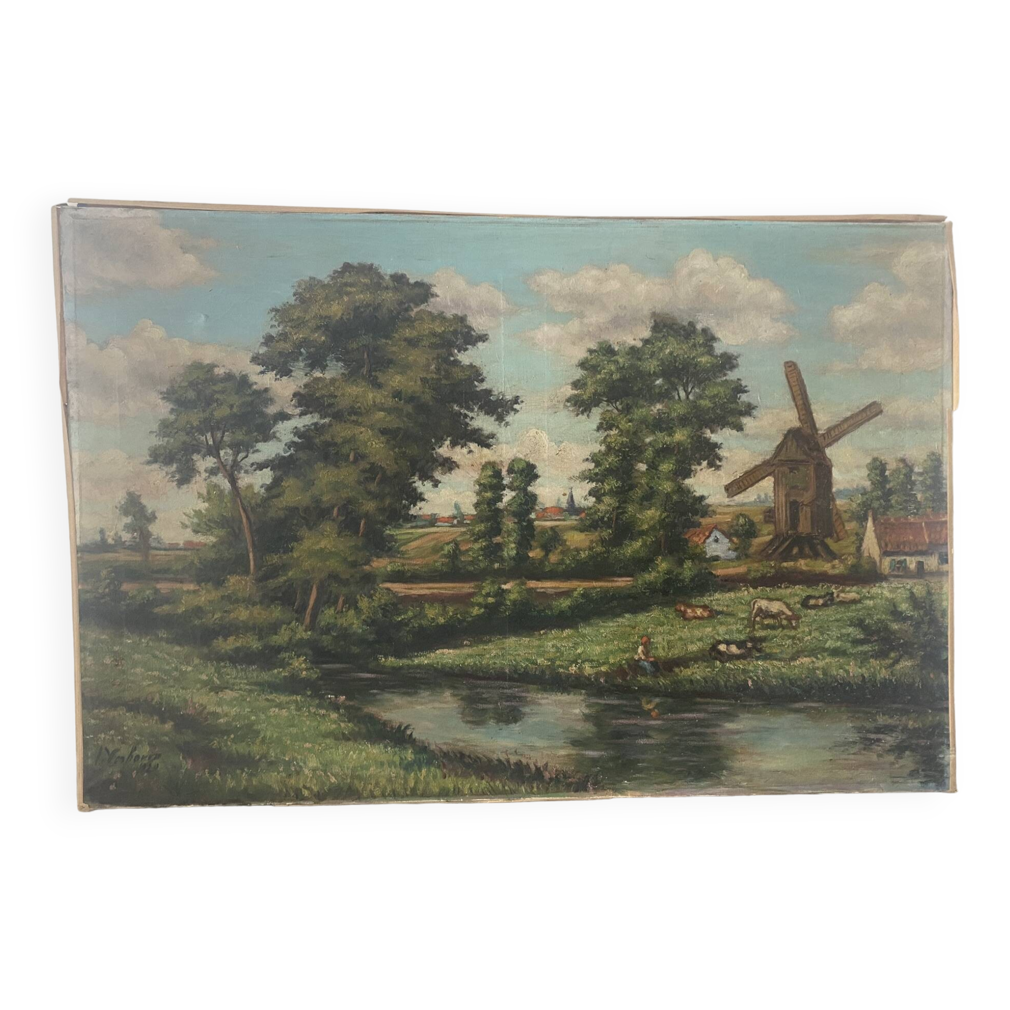 Paysage Hollandais de 1920