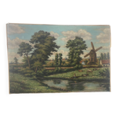 Paysage Hollandais de 1920