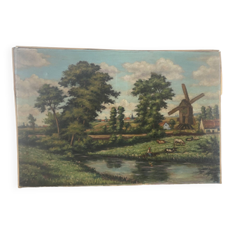 Paysage Hollandais de 1920