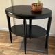 Gueridon console bois noir art déco