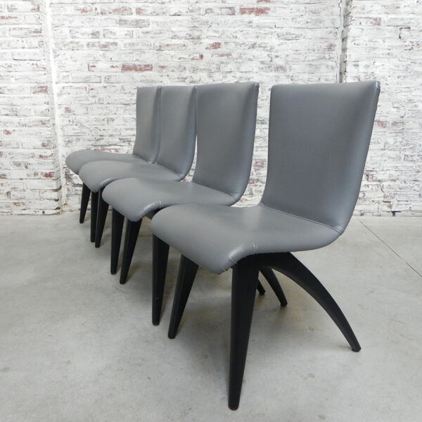 Set de 4 chaises par Os Culemborg