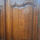 Solid oak wardrobe 19th century
